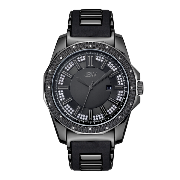 JBW Men's J6332B ''Regal'' 0.16 ctw Black Diamond Watch – JBW