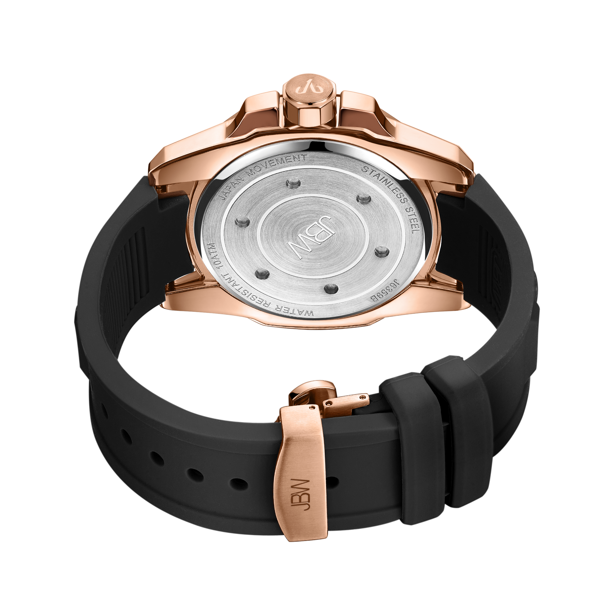 jbw-delmare-j6359b-rose-gold-black-silicone-diamond-watch-back