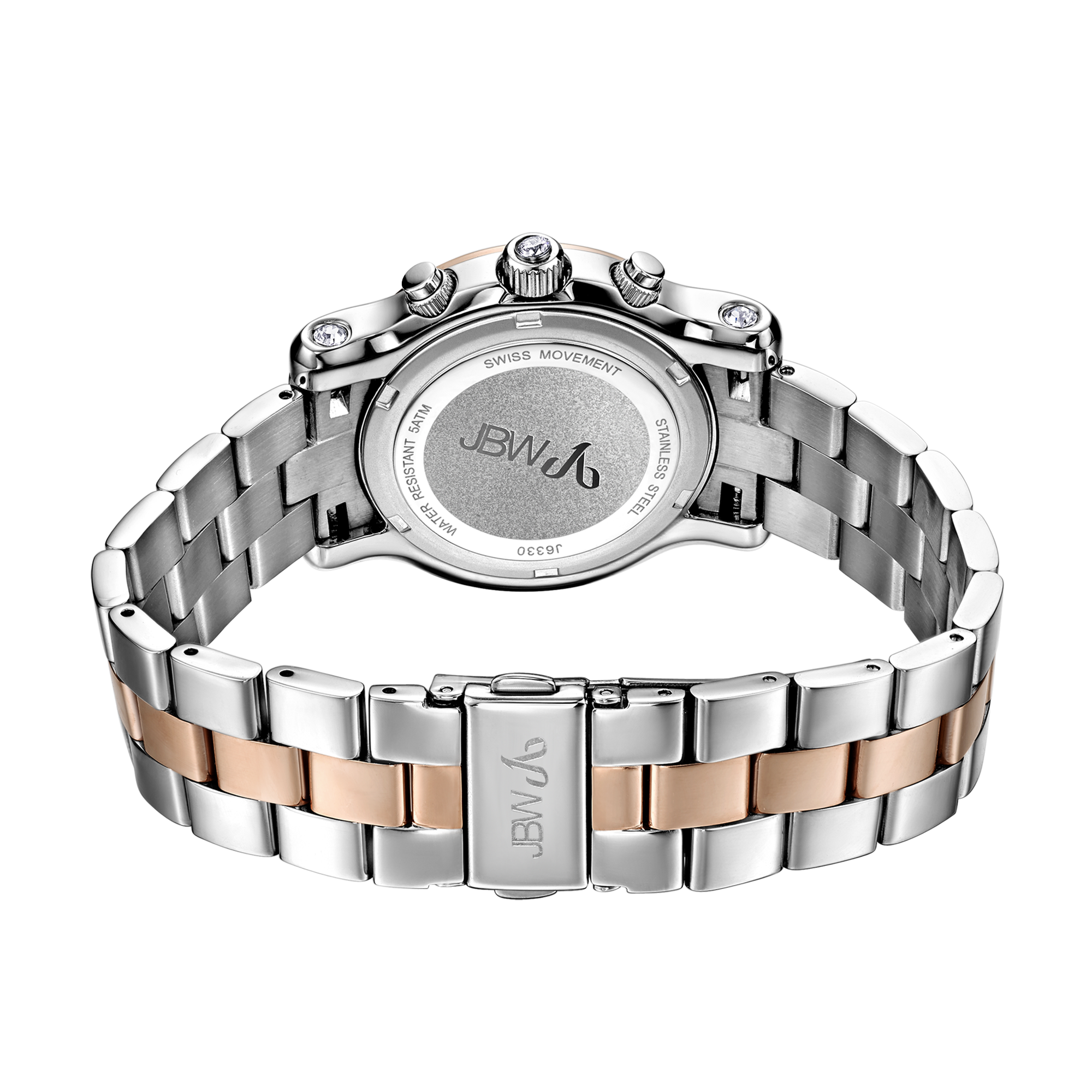 JBW Women's J6330D ''Laurel'' ctw Multifunction Two-Tone Rose